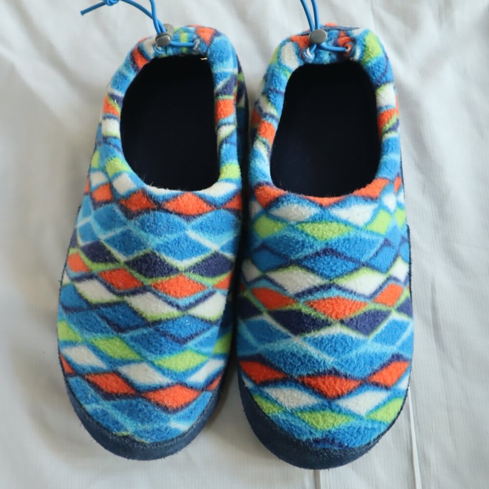 L.L.Bean Boys Fleece Slippers – Size 5/6 – Never Worn